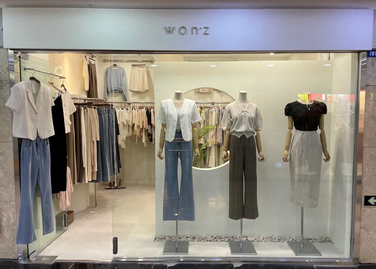 won:z 매장 외관